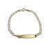Foto de 9K88-H09 - PULSERA BEBÉ HUNGARINA 2.4MM (PLACA 4.5X20MM) 11.5CM 9K**