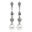 Foto de 13-7055P - PENDIENTES PERLA CIRCONITA 40MM PRESIÓN O.B. 18K 