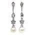 Foto de 13-7055P - PENDIENTES PERLA CIRCONITA 40MM PRESIÓN O.B. 18K 