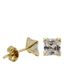 Foto de 05-1669 - PENDIENTES CIRCONITA 6X6MM 18K**