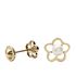 Foto de 9K30-583 - PENDIENTES FLOR PERLA 6MM 9K**