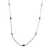 Foto de 9K05-5371G - GARGANTILLA PIEDRAS COLOR 42CM (ANILLA 5CM) 9K**