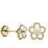 Foto de 9K30-583 - PENDIENTES FLOR PERLA 6MM 9K**
