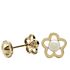 Foto de 9K30-583 - PENDIENTES FLOR PERLA 6MM 9K**
