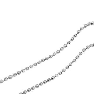 Foto de 20-BEAD200X42 - CADENA PLATA BOLAS LAPIDADAS 2MMX42CM 