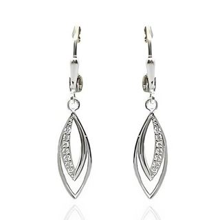 Foto de 38-056 - *OFERTA* PENDIENTES PLATA CIRCONITA 36MM