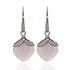 Foto de 43-4164R - *OFERTA* PENDIENTES PLATA PIEDRA ROSA CIRCONITA 44MM 