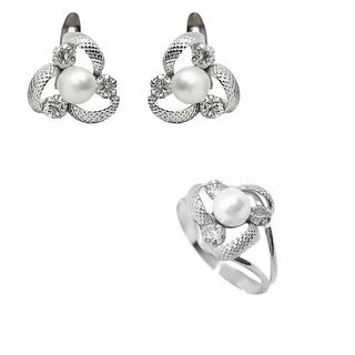Foto de 02-AG7240S - *OFERTA* SORTIJA PLATA PERLA 10MM