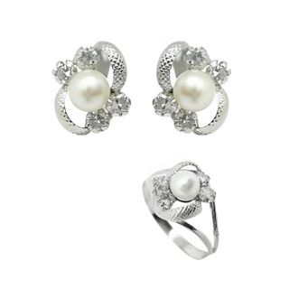 Foto de 02-AG7245P - *OFERTA* PENDIENTES PLATA PERLA 10MM