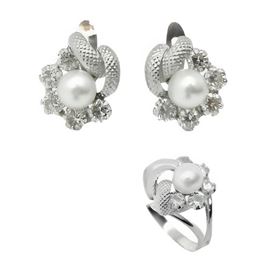 Foto de 02-AG7244S - *OFERTA* SORTIJA PLATA PERLA 9MM
