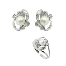 Foto de 02-AG7245S - *OFERTA* SORTIJA PLATA PERLA 10MM
