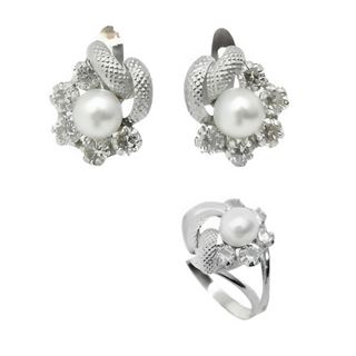 Foto de 02-AG7244P - *OFERTA* PENDIENTES PLATA PERLA 10MM