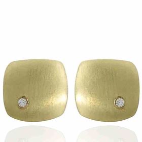 Foto de 10-611-039 - PENDIENTES CUADRADOS MATE CIRCONITA 10MM 18K