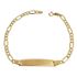 Foto de 9K88-009 - PULSERA PLACA 3X1 3.8MM 18.5CM (PLACA 7X30MM) (1,77gr) 9K**