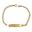 Foto de 9K88-005 - PULSERA PLACA BARBADA 3.5MM 18CM (PLACA 7X30MM) (1,79gr) 9K** 