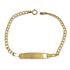 Foto de 9K88-005 - PULSERA PLACA BARBADA 3.5MM 18CM (PLACA 7X30MM) (1,79gr) 9K** 