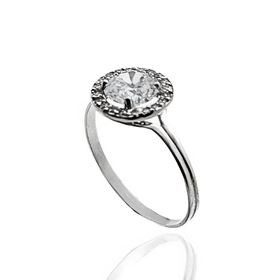 Foto de 87-2225BS - SORTIJA CIRCONITA 9MM O.B. 18K