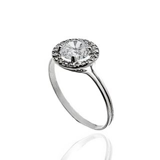 Foto de 87-2225BS - SORTIJA CIRCONITA 9MM O.B. 18K