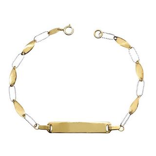 Foto de 28-200916 - PULSERA PLACA BICOLOR 3MM(PLACA 5X30MM) 18.5CM (3,23gr)