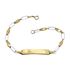 Foto de 28-200916 - PULSERA PLACA BICOLOR 3MM(PLACA 5X30MM) 18.5CM (3,23gr)