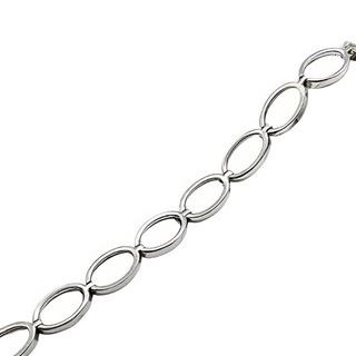 Foto de 38-80000PU - PULSERA PLATA 5MM MATE-BRILLO 18.5CM