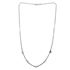 Foto de 20-13G - GARGANTILLA PLATA CORAZONES 45CM