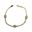 Foto de 13-6781PU - PULSERA 3 MOTIVOS CIRCONITA 6MM 16CM 18K