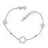 Foto de 04-437B - PULSERA FLORES CALADAS 11-8MM 17CM (ALARGADOR 2.5CM) O.B. (1,77gr) 18K