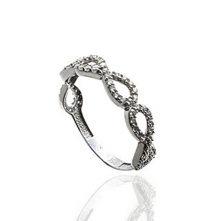 Foto de 12-1243BS - SORTIJA INFINITOS CIRCONITA 4MM O.B. 18K