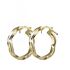 Foto de 04-687-20 - CRIOLLAS DOBLES ONDA 3X20MM CATALÁN 18K