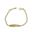 Foto de 9K10-00-5981 - PULSERA BEBÉ PLACA BARBADA 2.5MM (PLACA 5.5X20MM) 14.5CM (ANILLA A 2CM) 9K**