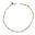Foto de 10-458-1535-19 - PULSERA COMBINADA 3MM 19CM (2,20gr) 18K**
