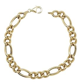 Foto de 10-34-52570 - PULSERA 3X1 HUECA 2X15X7MM 21CM (5,28gr) 18K**