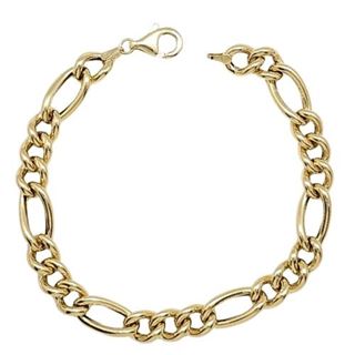 Foto de 10-34-52570 - PULSERA 3X1 HUECA 2X15X7MM 21CM (5,28gr) 18K**