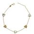 Foto de 10-447-1269 - PULSERA MARIPOSAS NÁCAR 19CM 18K**