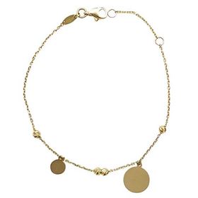 Foto de 10-401-1051 - PULSERA DISCOS 6-10MM 19CM (2,08gr) 18K**