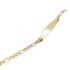 Foto de 9K88-010 - PULSERA BEBÉ PLACA 3X1 2.5MM 12.5CM 9K**