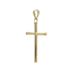 Foto de 42-101 - CRUZ TUBO 2MM TAPONES 22MM 18K