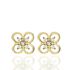 Foto de 62-3883 - PENDIENTES FLOR CIRCONITA 5.5MM 18K**